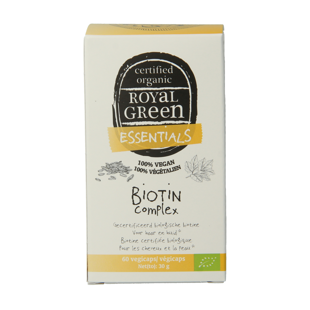 Royal Green Biotine complex bio 60.00 Vegetarische capsules