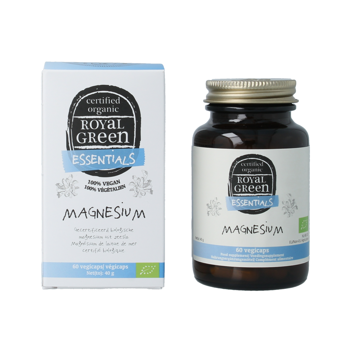 Royal Green Magnesium bio 60.00 Vegetarische capsules