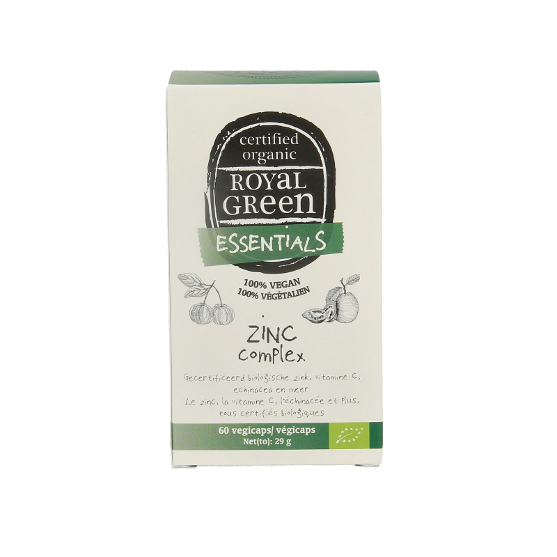Royal Green Zinc complex bio 60 Vegetarische capsules