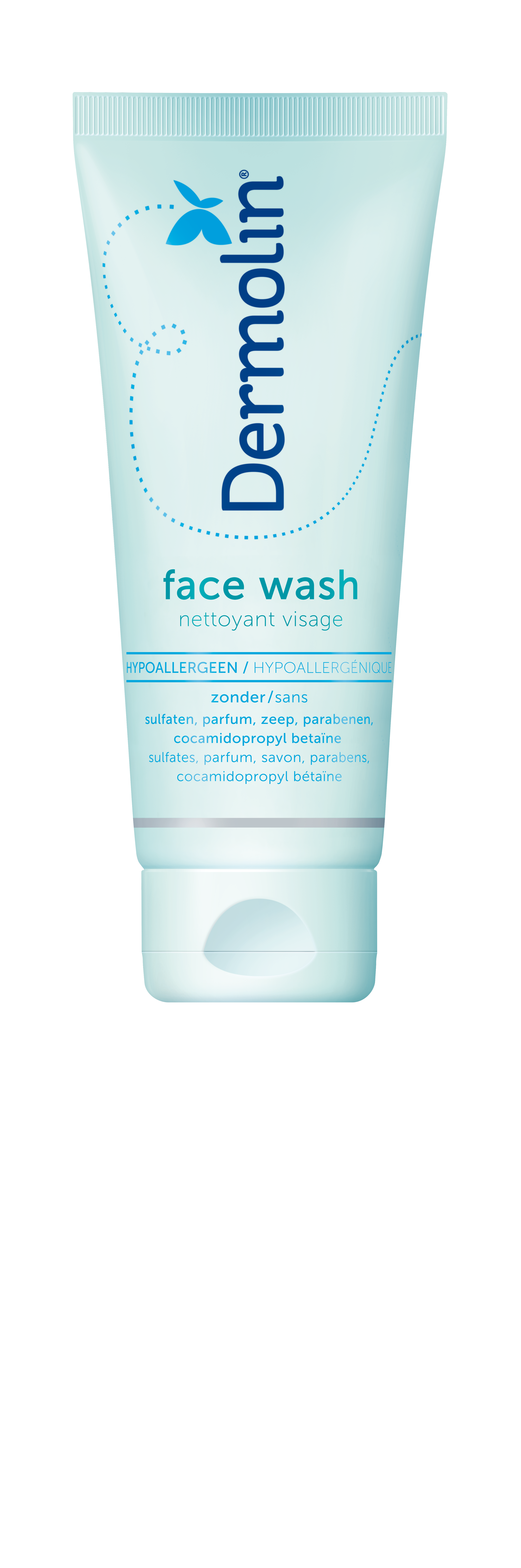 Dermolin Face wash CAPB vrij 100.00 Milliliter