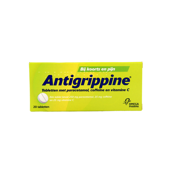 Antigrippine Paracetamol 250mg 20.00 Tabletten