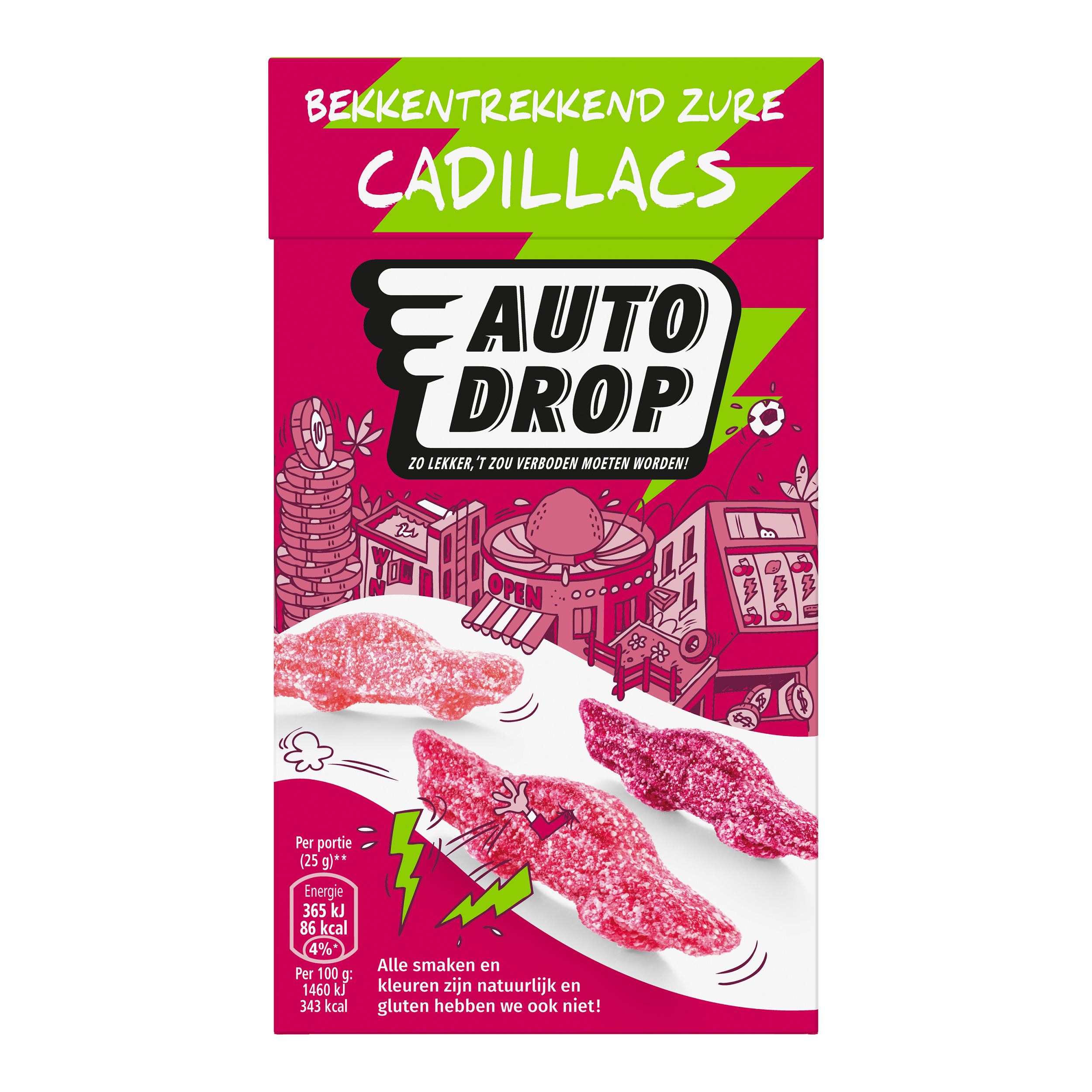 Autodrop Bekkentrekkend zure cadillacs 270.00 Gram