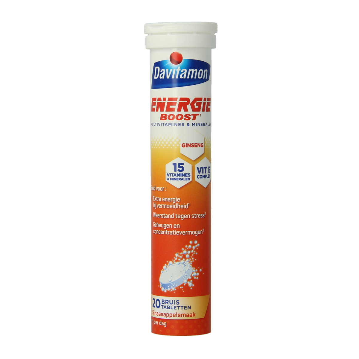 Davitamon Energie boost ginseng 20.00 Bruistabletten