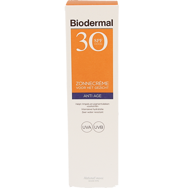 Biodermal Anti-age creme gezicht SPF30 40.00 Milliliter