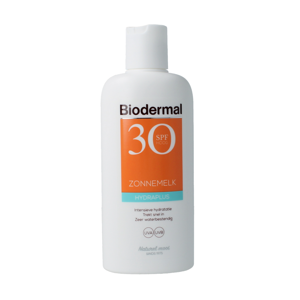 Biodermal Zonnemelk hydraplus SPF30 200.00 Milliliter