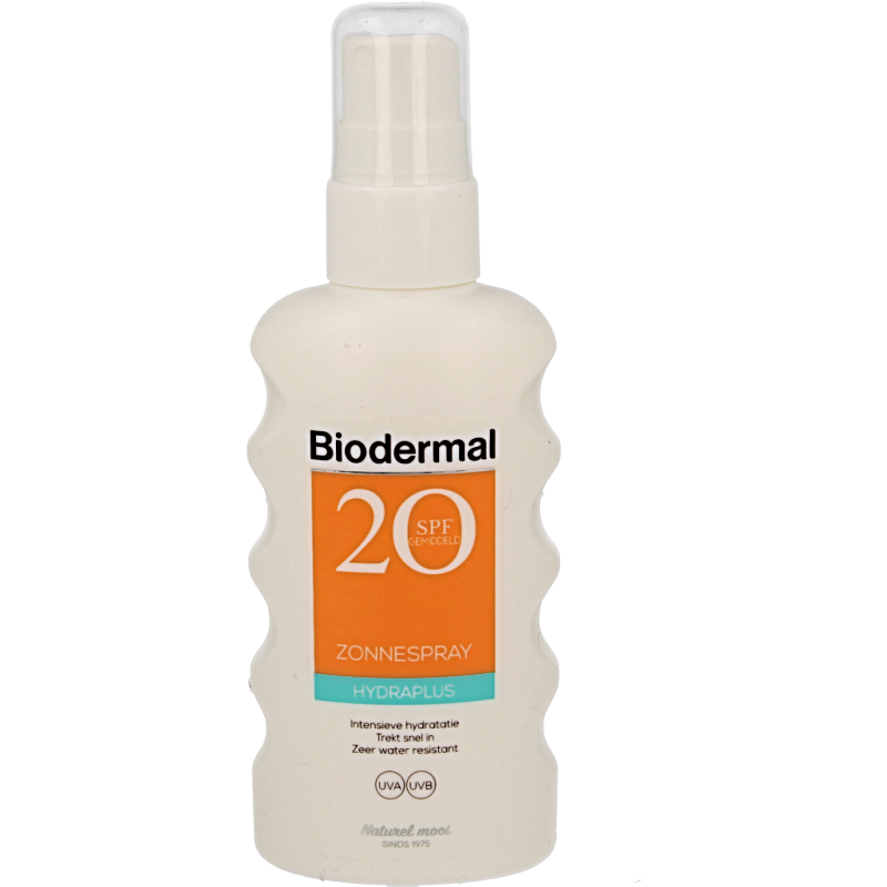 Biodermal Zonnespray hydraplus SPF20 175 Milliliter
