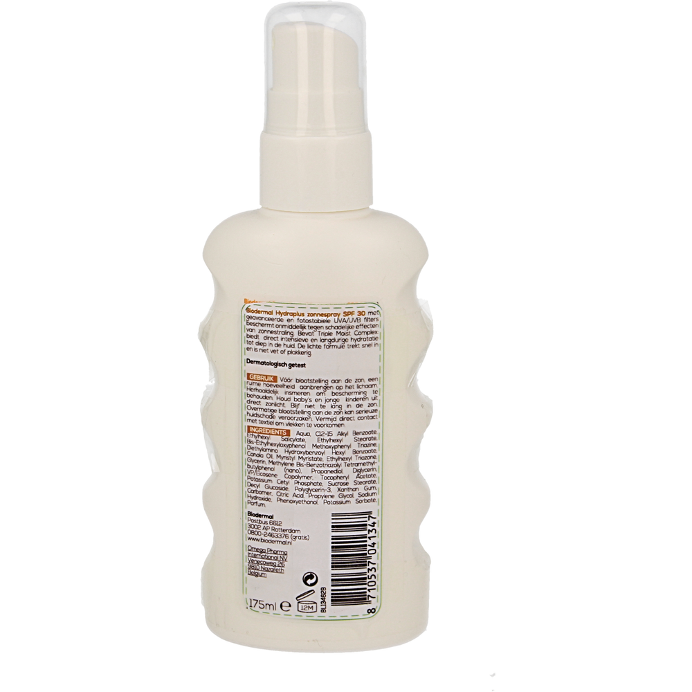 Biodermal Zonnespray hydraplus SPF30 175.00 Milliliter