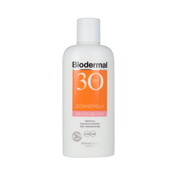Biodermal Zonnemelk gevoelige huid SPF30 200.00 Milliliter