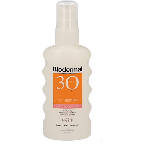 Biodermal Zonnespray SP30 gevoelig huid 175.00 Milliliter