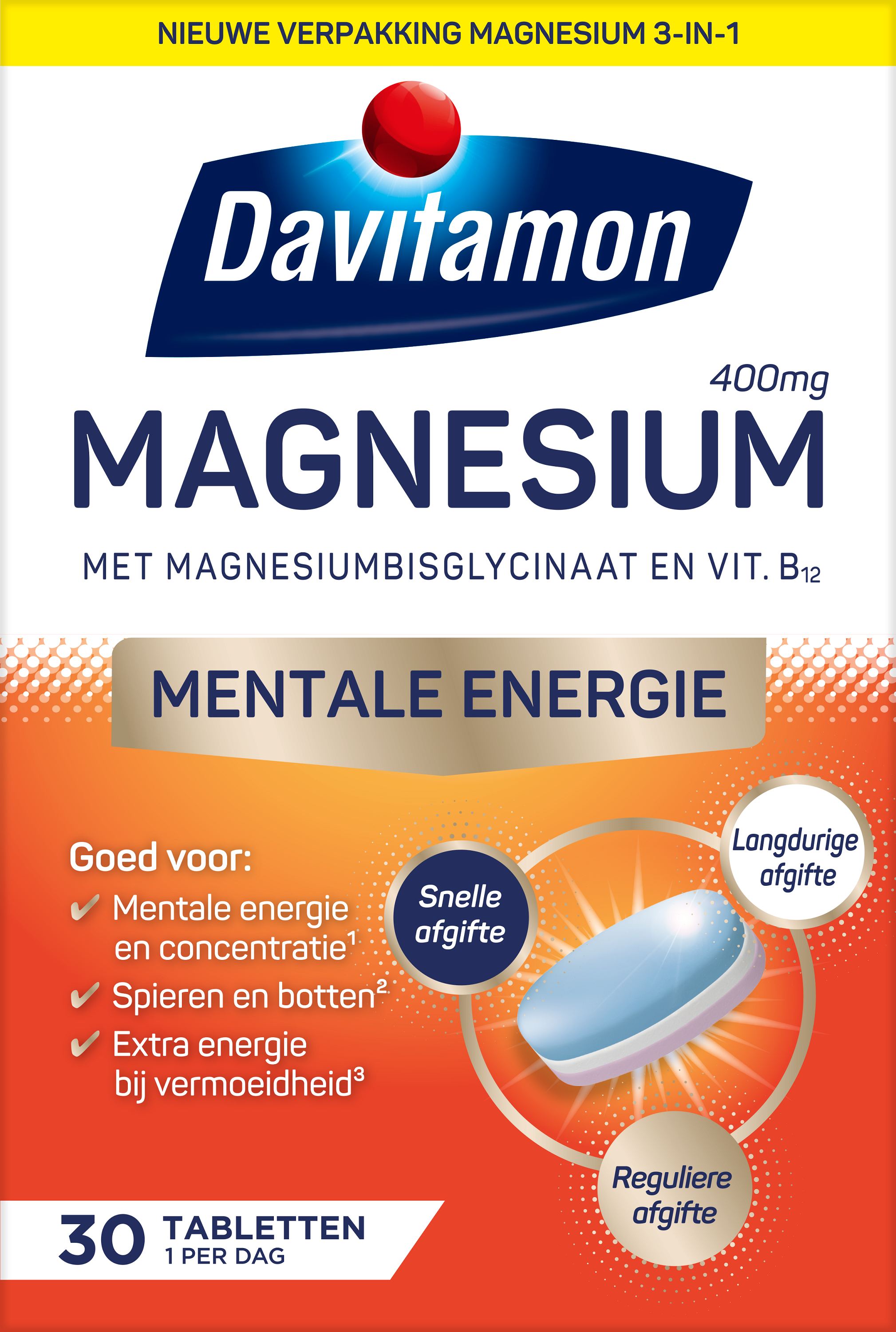 Davitamon Magnesium mentale energie 30.00 Tabletten