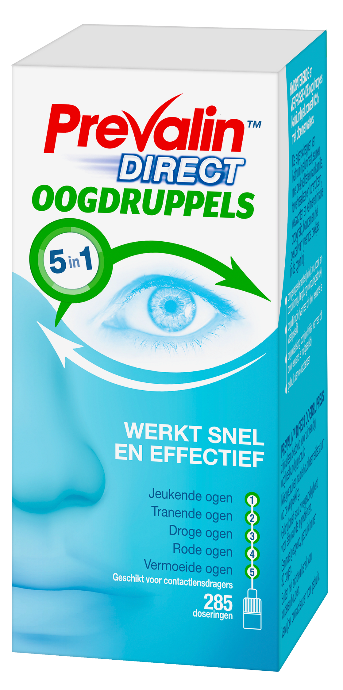 Prevalin Direct oogdruppels 10.00 Milliliter