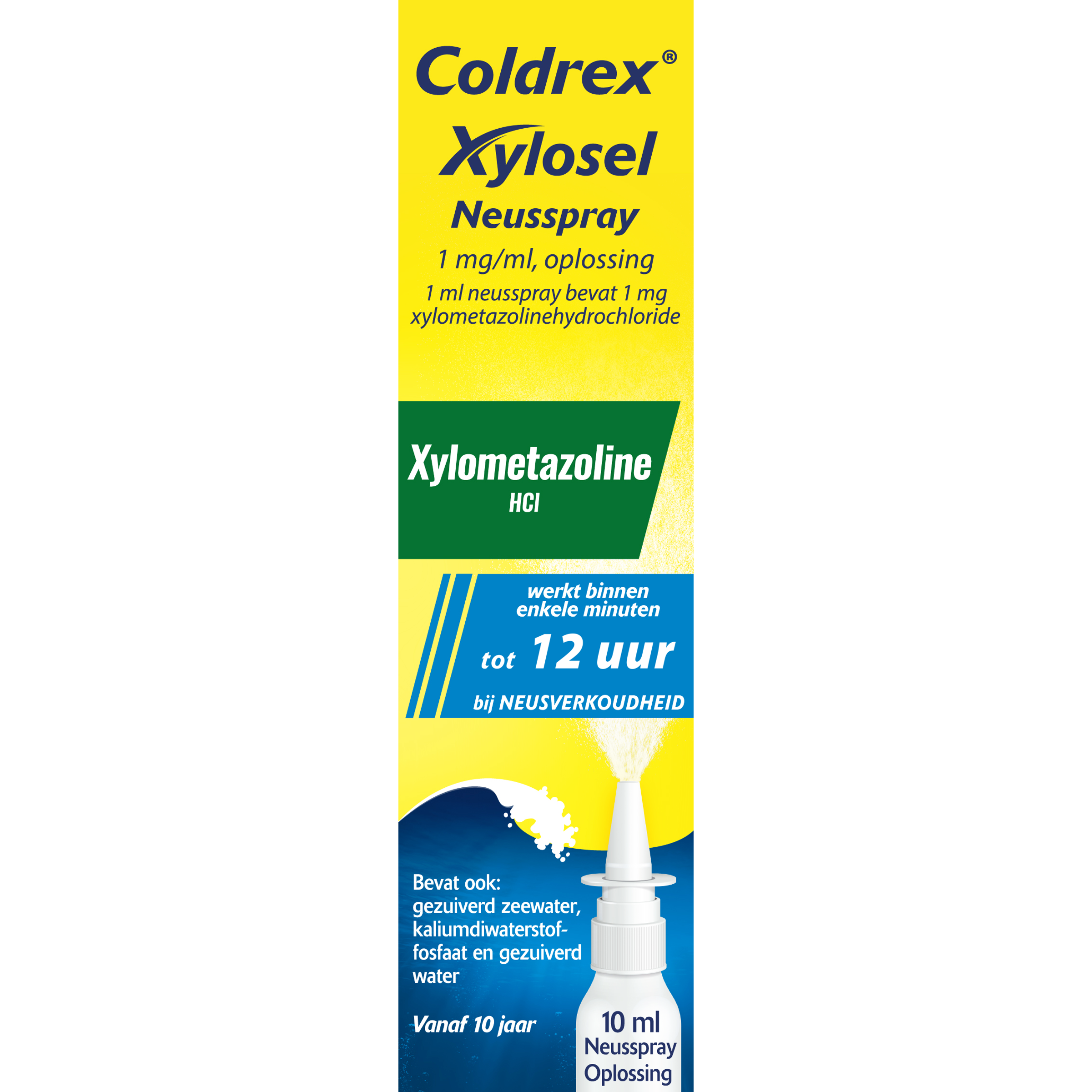 Coldrex Neusspray xylometazoline 1mg/ml 10 Milliliter