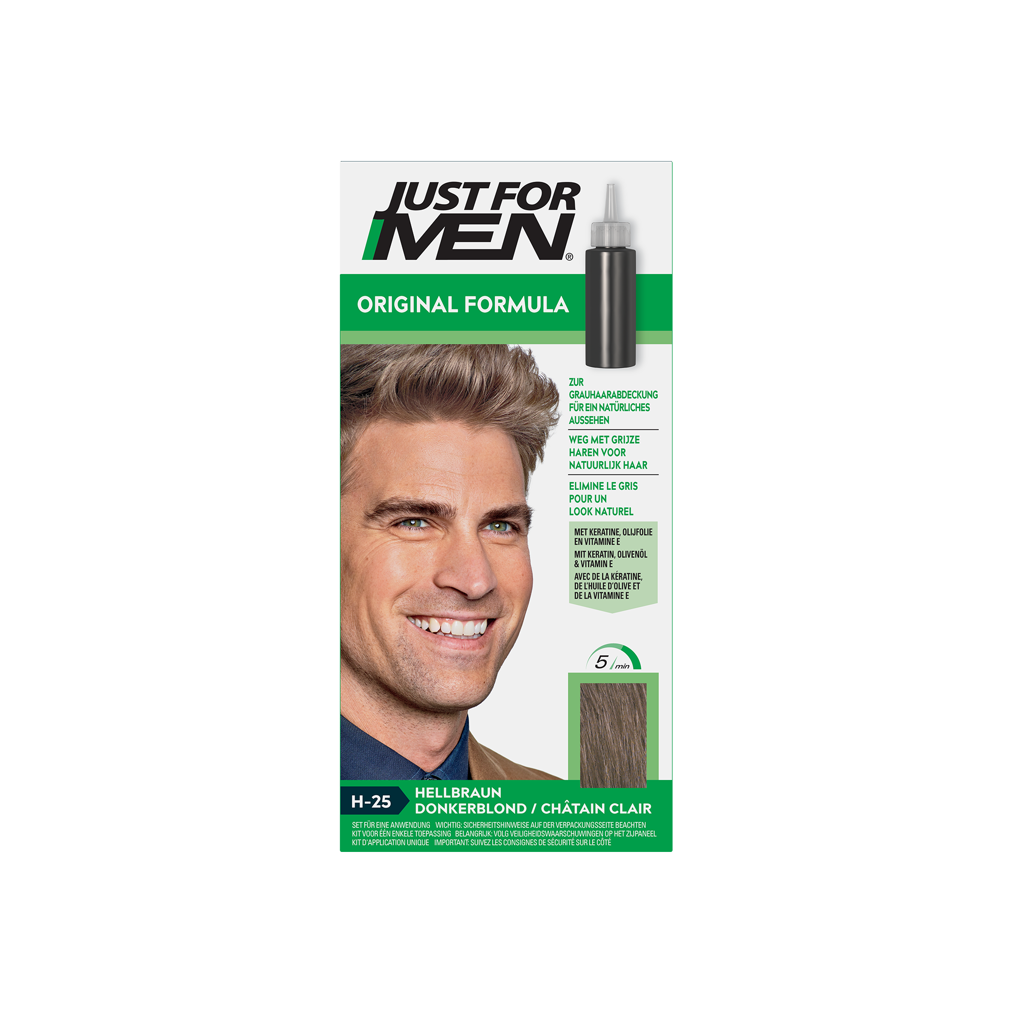 Just For Men Donker blond H25 voorheen blond 2 x 30ml 1 Set