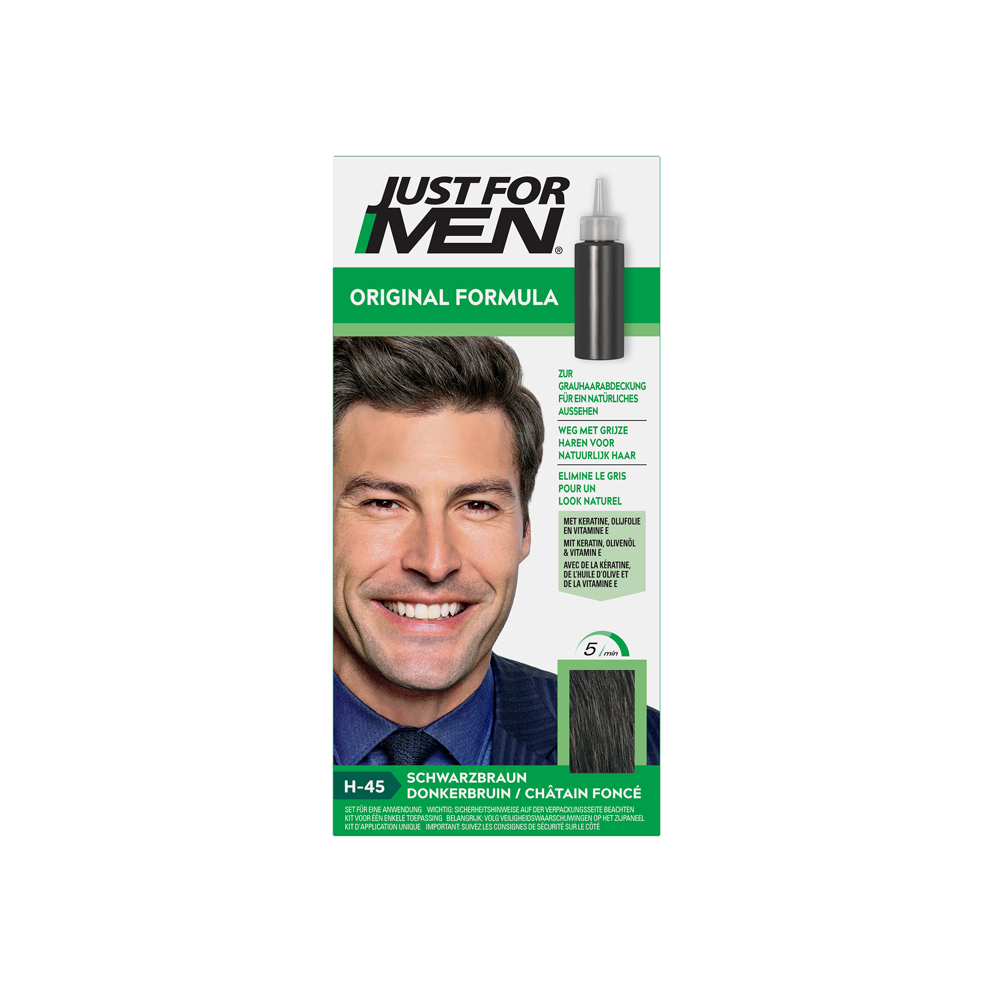 Just For Men Donker bruin H45 1 Set