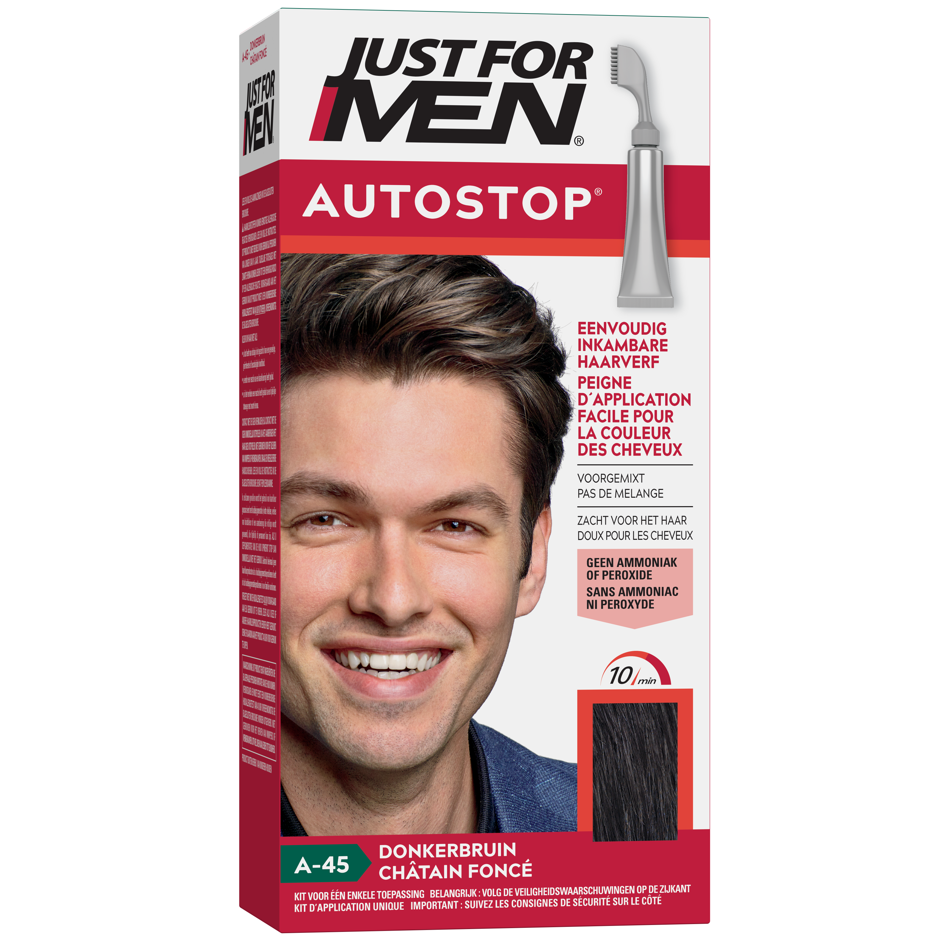 Just For Men Autostop donker bruin A45 35.00 Gram
