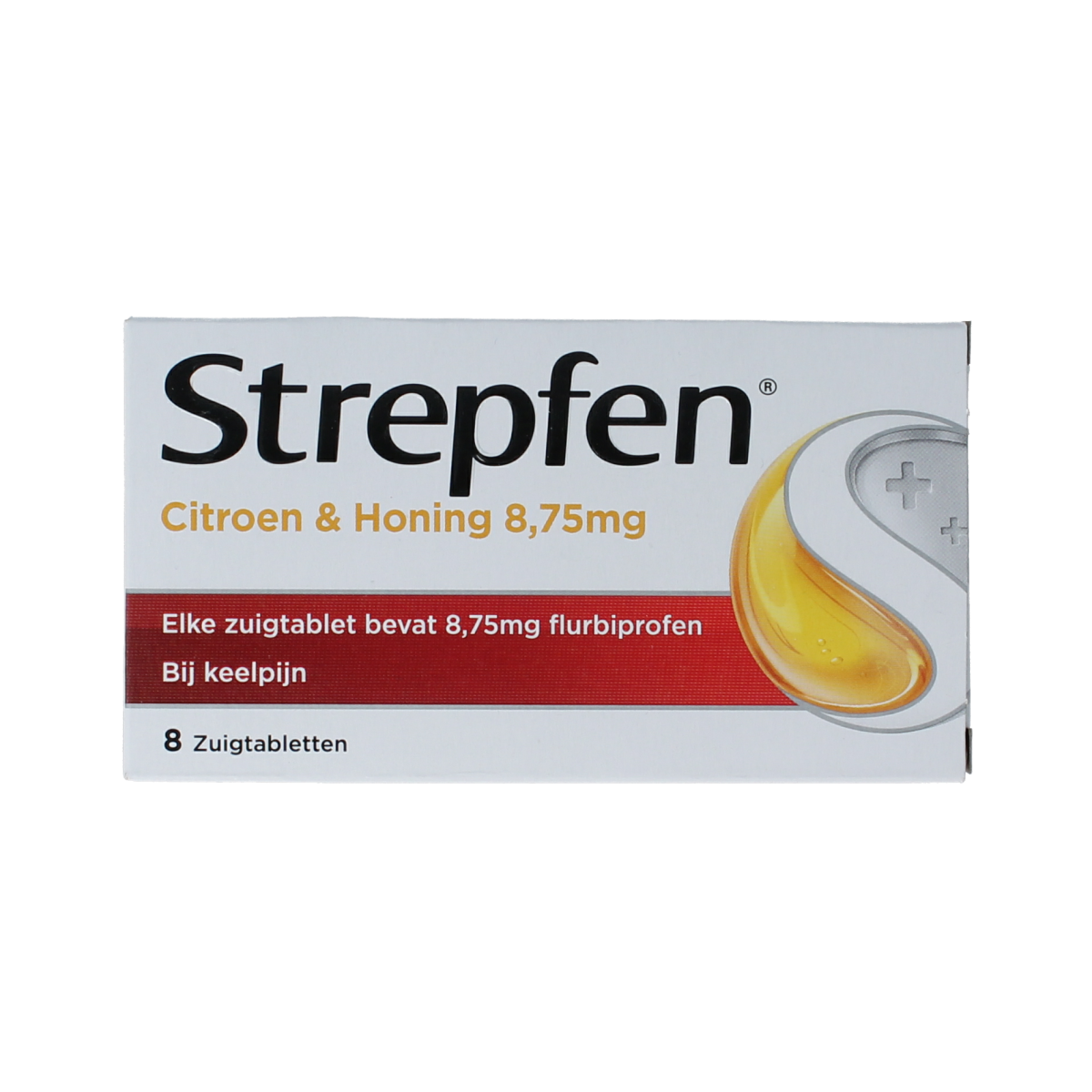 Strepfen Citroen & honing 8.00 Zuigtabletten