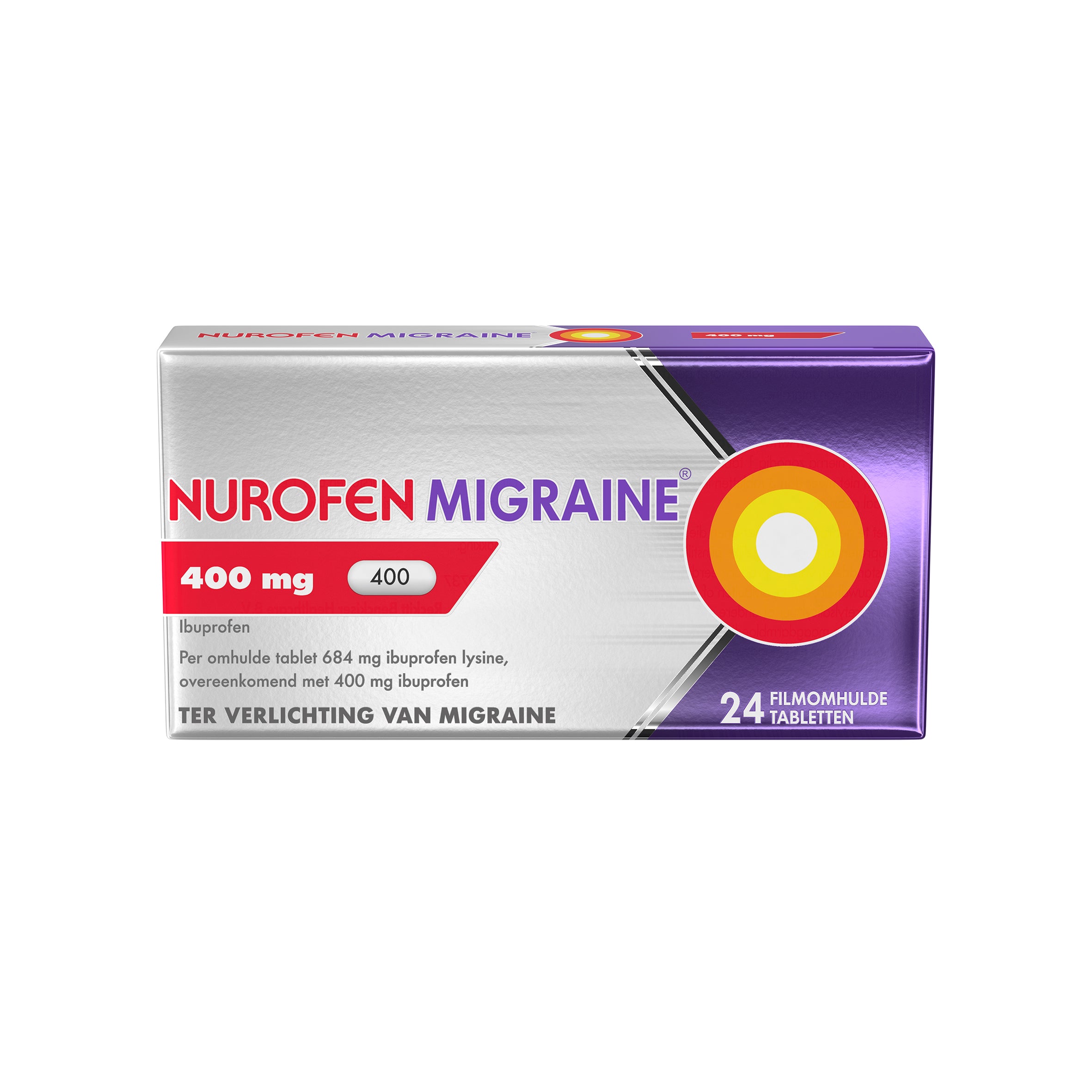 Nurofen Migraine 400 mg omhulde tabletten 24 Tabletten