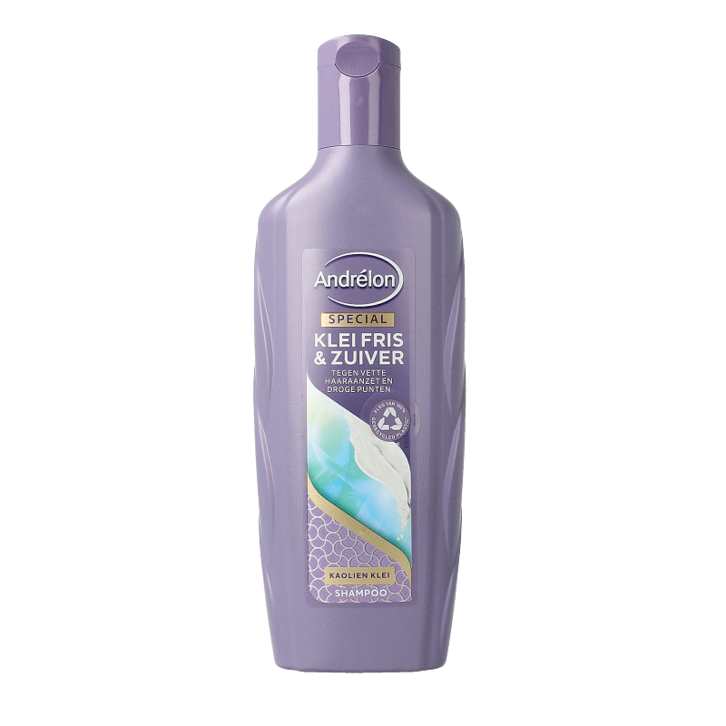 Andrelon Shampoo klei fris & zuiver 300 Milliliter