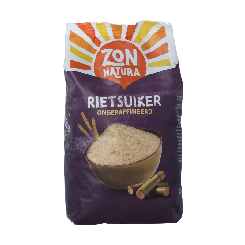 Zonnatura Rietsuiker ruw 750 Gram