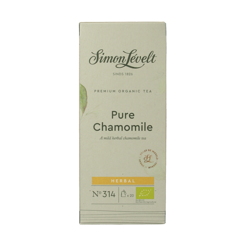 Simon Levelt Pure chamomile bio 20 Zakjes