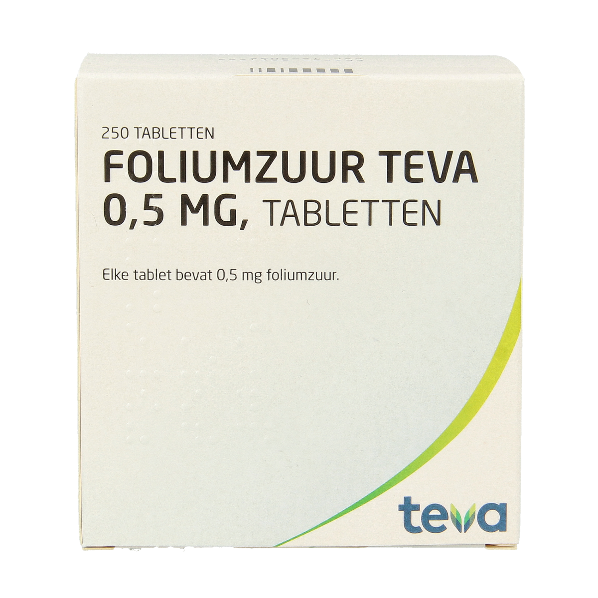 Teva Foliumzuur 0.5 250.00 Tabletten