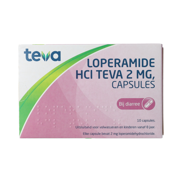 Teva Loperamide HCL 2mg 10.00 Capsules