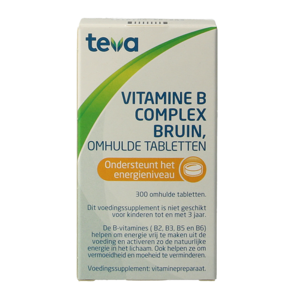 Teva Vitamine B complex bruin los 300.00 Tabletten
