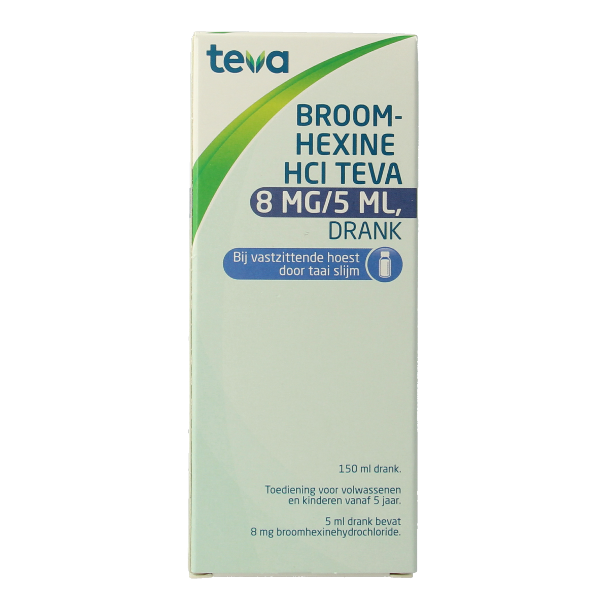 Teva Broomhexine HCL 8mg / 5ml 150.00 Milliliter