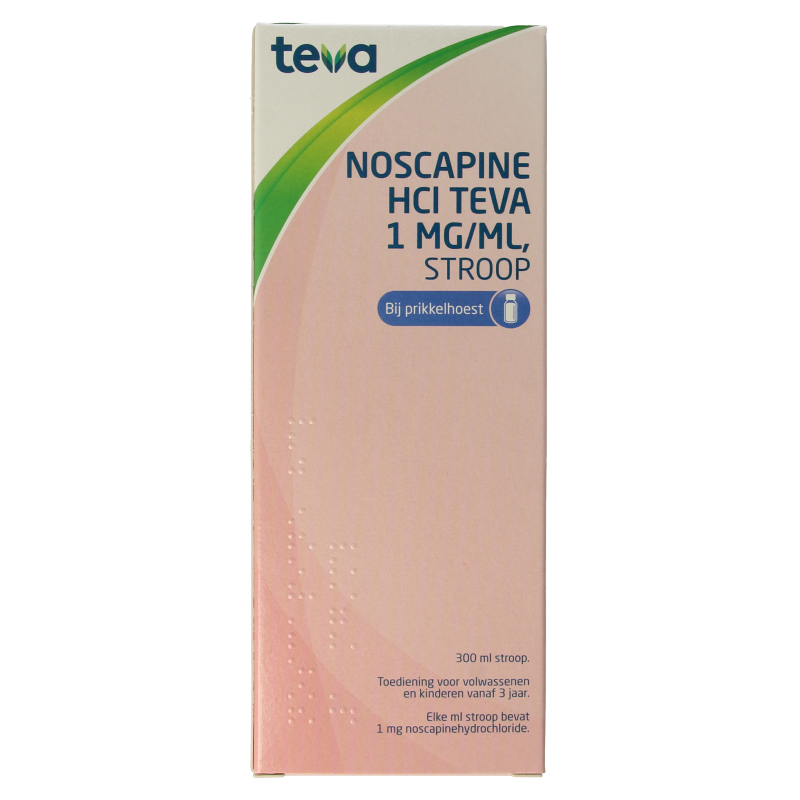 Teva Noscapine siroop HCL 300 Milliliter