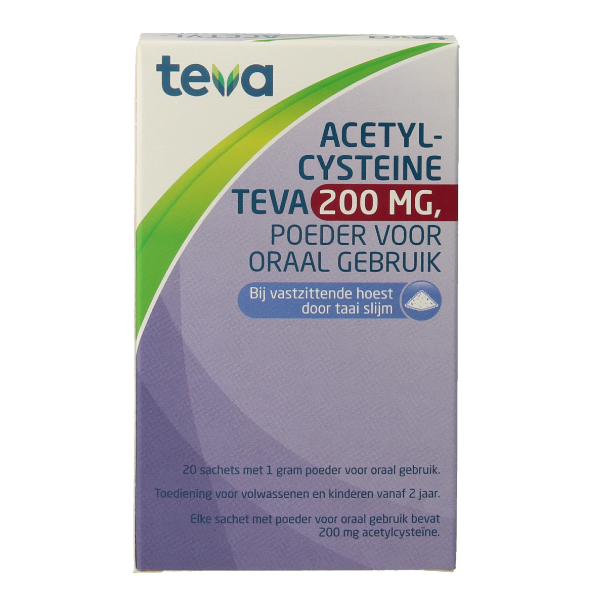 Teva Acetylcysteine 200mg 20.00 Sachets