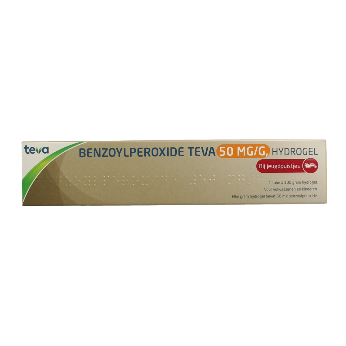 Teva Benzoylperoxide 50mg  5% 100.00 Gram