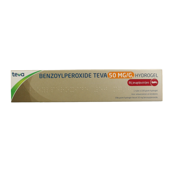 Teva Benzoylperoxide 50mg  5% 100.00 Gram