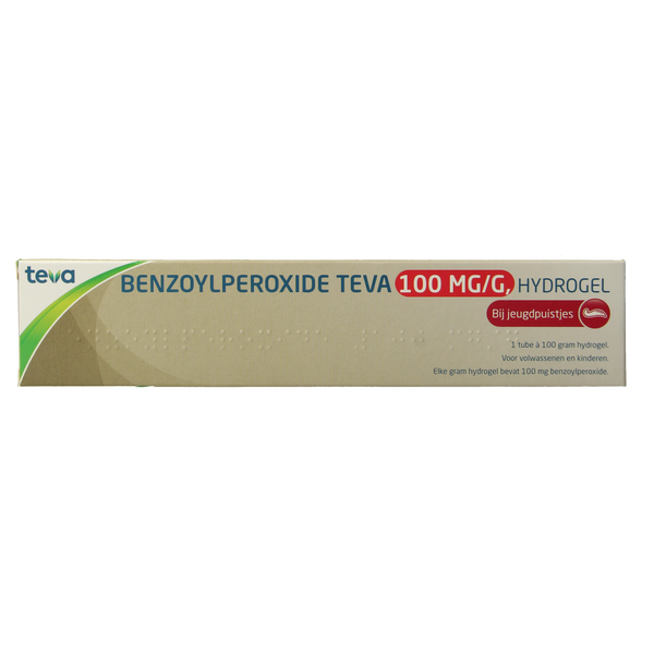 Teva Benzoylperoxide 100mg/g 100.00 Gram