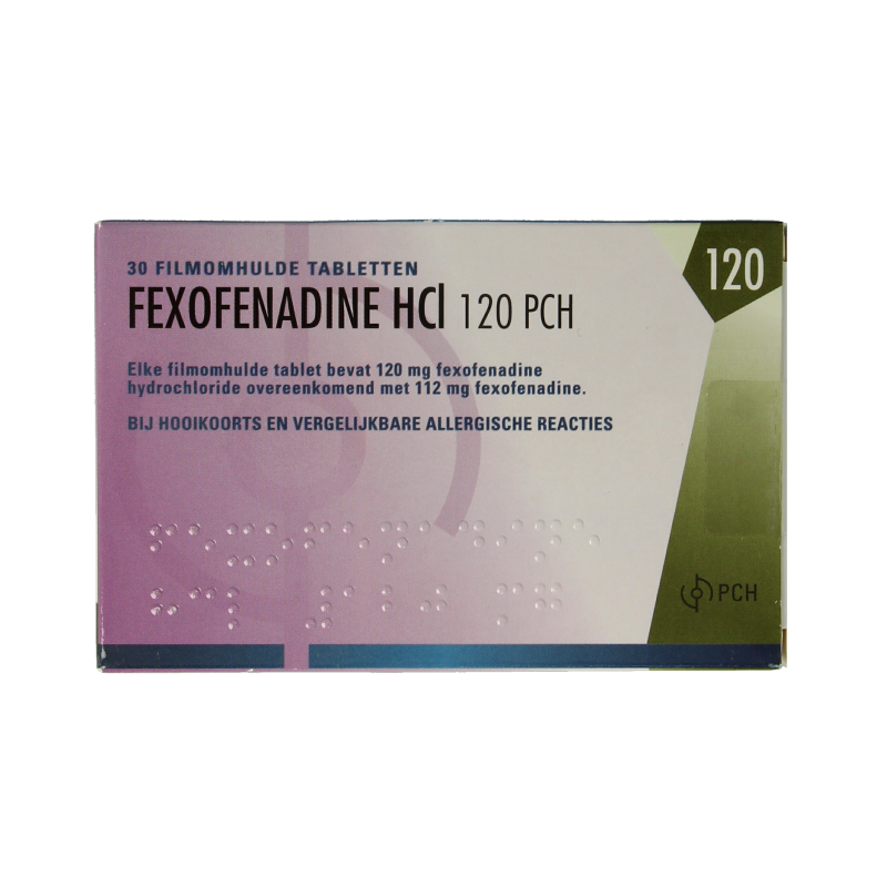 Teva Fexofenadine HCl 120mg 30 Tabletten