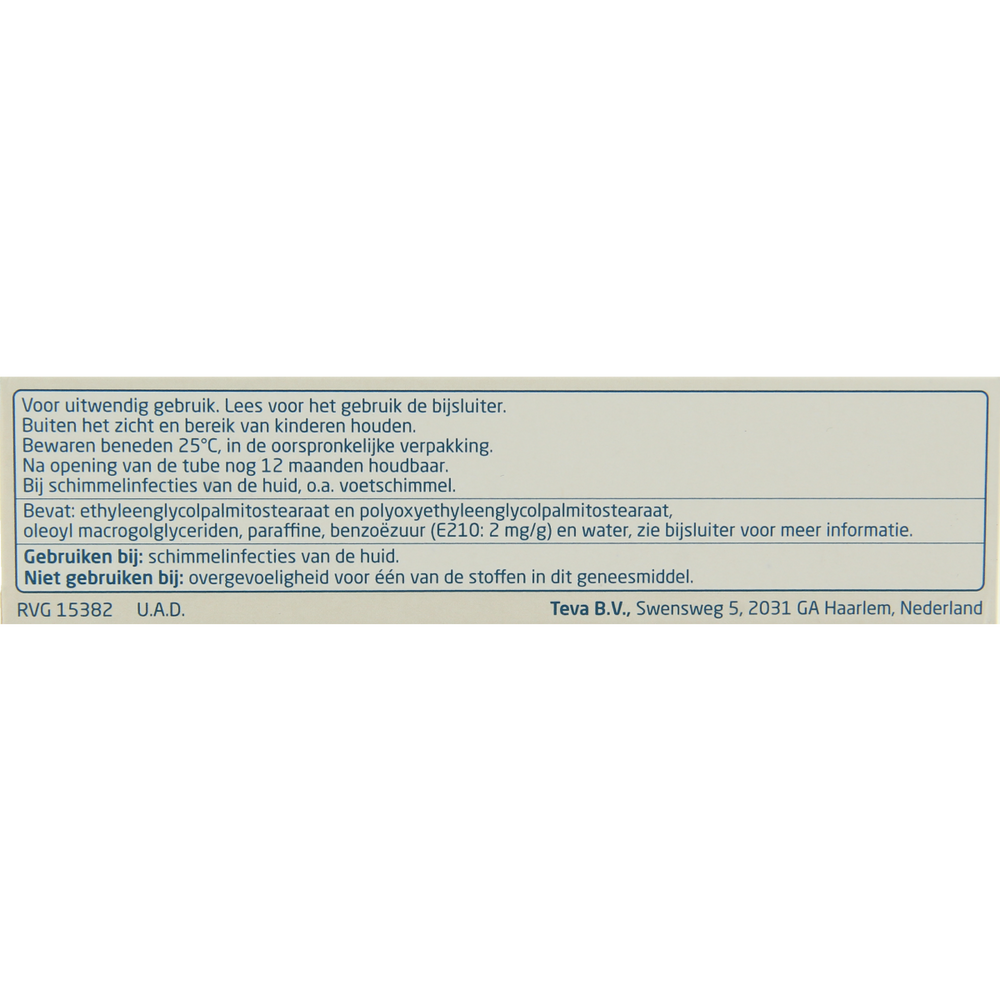 Teva Miconazolnitraat creme 30.00 Gram