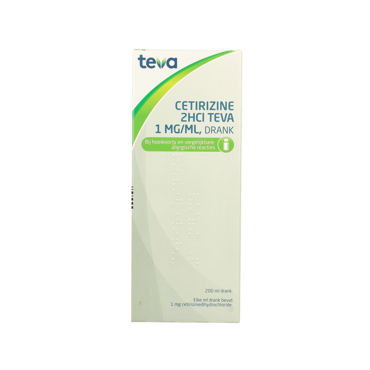 Teva Cetirizine 2HCl 1mg/ml 200.00 Milliliter