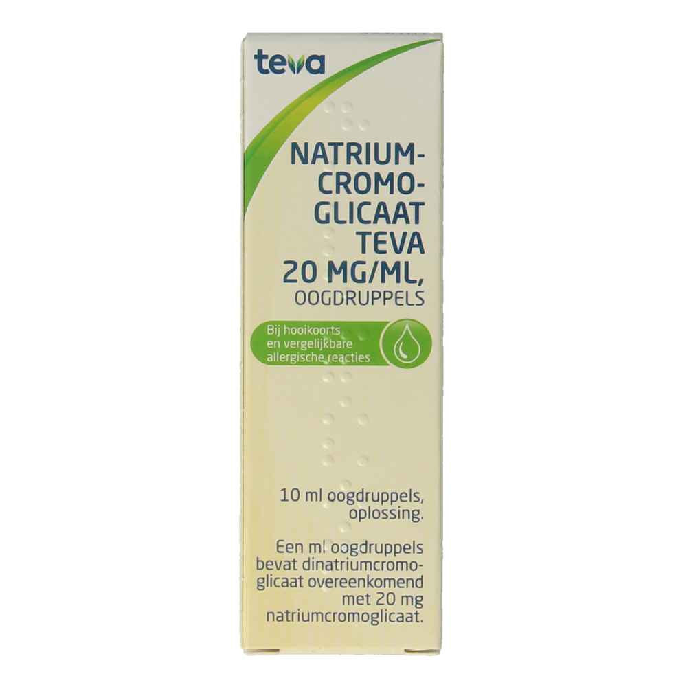 Teva Natriumcromoglicaat 20mg oogdruppels 10.00 Milliliter