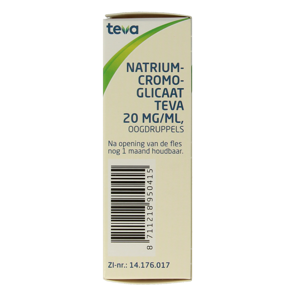 Teva Natriumcromoglicaat 20mg oogdruppels 10.00 Milliliter