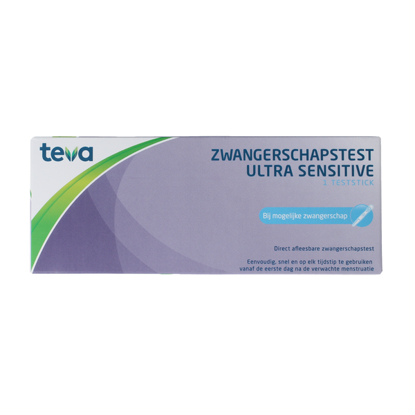 Teva Zwangerschapstest ultra sensitive 1.00 Stuks