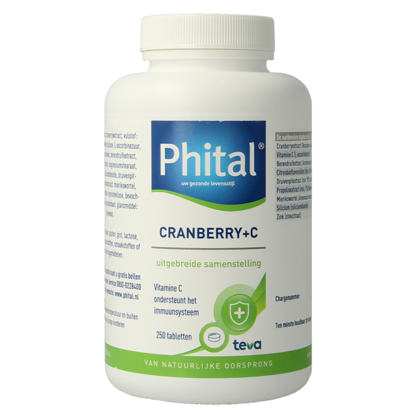 Phital Cranberry + C 250.00 Tabletten