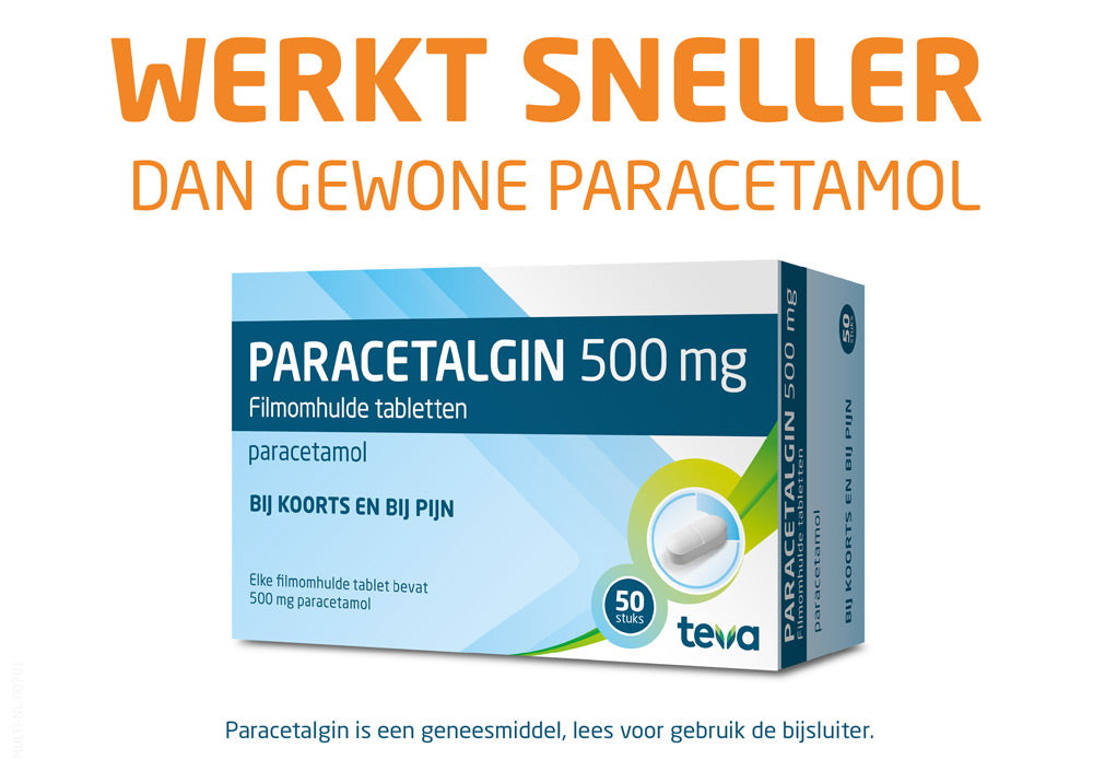 Teva Paracetalgin 500mg 50 Tabletten