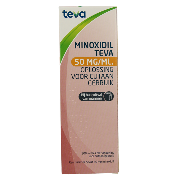 Teva Minoxidil 50mg/ml oplossing 100.00 Milliliter