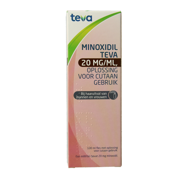 Teva Minoxidil 20mg/ml oplossing 100.00 Milliliter