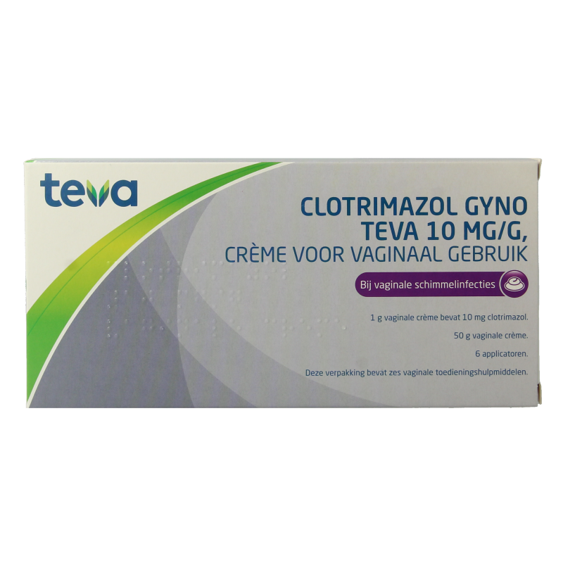 Teva Clotrimazol gyno 10mg creme 50 Gram