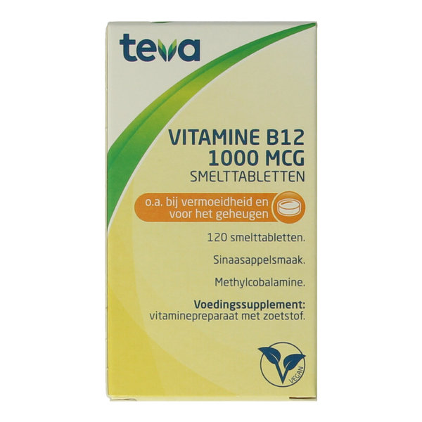 Teva Vitamine B12 1000mcg 120.00 Tabletten