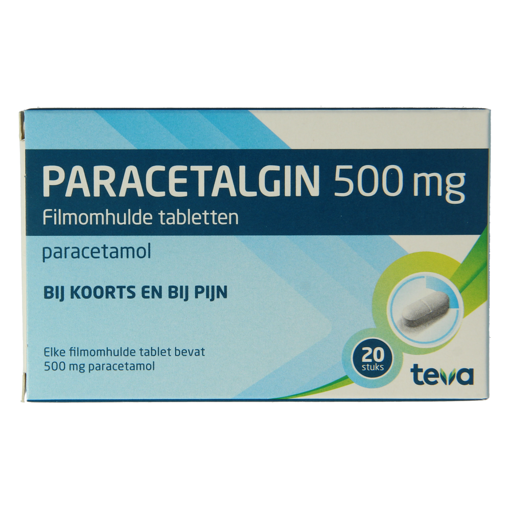Teva Paracetalgin 500mg 20.00 Stuks