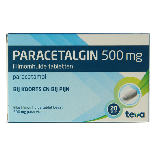 Teva Paracetalgin 500mg 20.00 Stuks