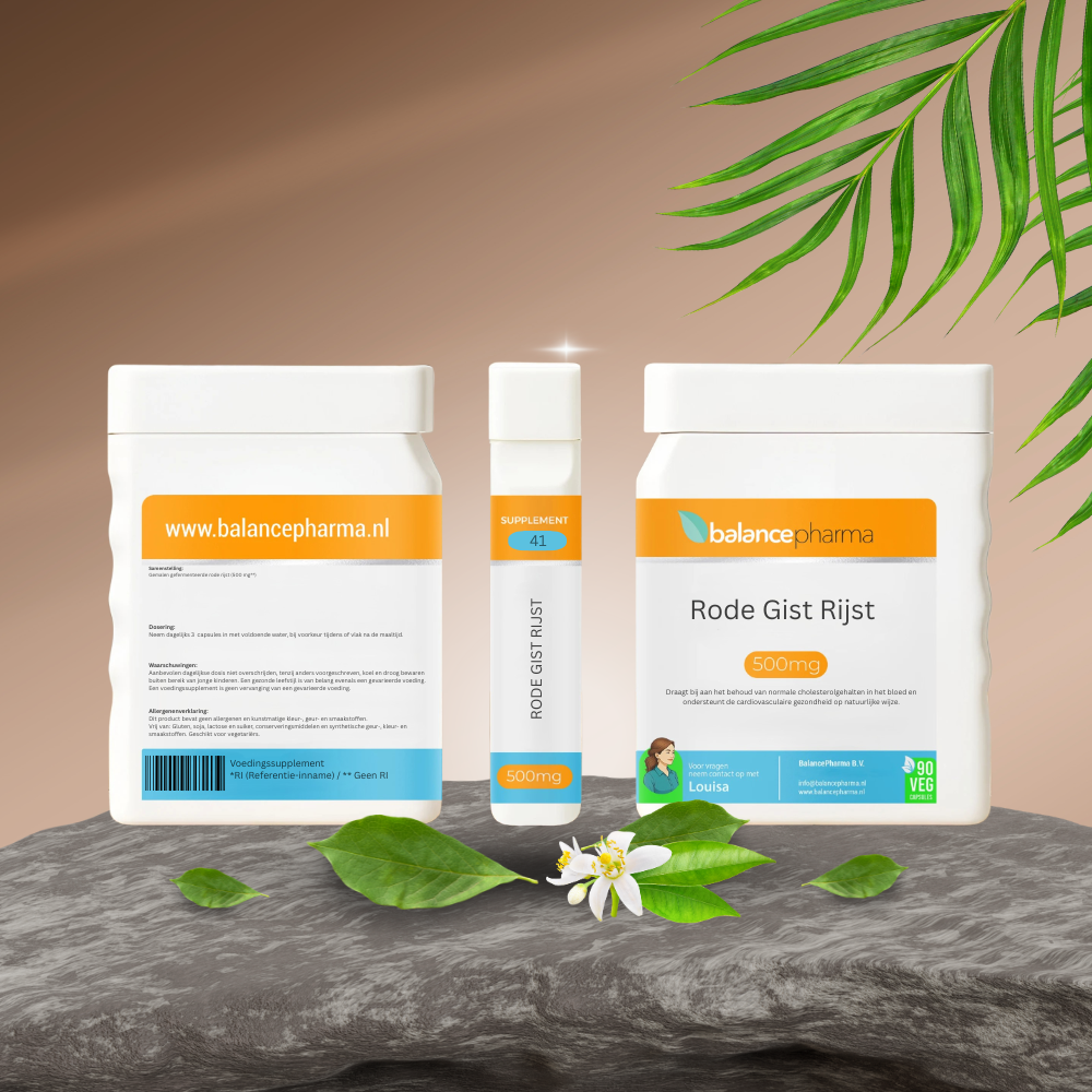 Balancepharma Supplements 41 Rode gist rijst 90 Vegetarische capsules