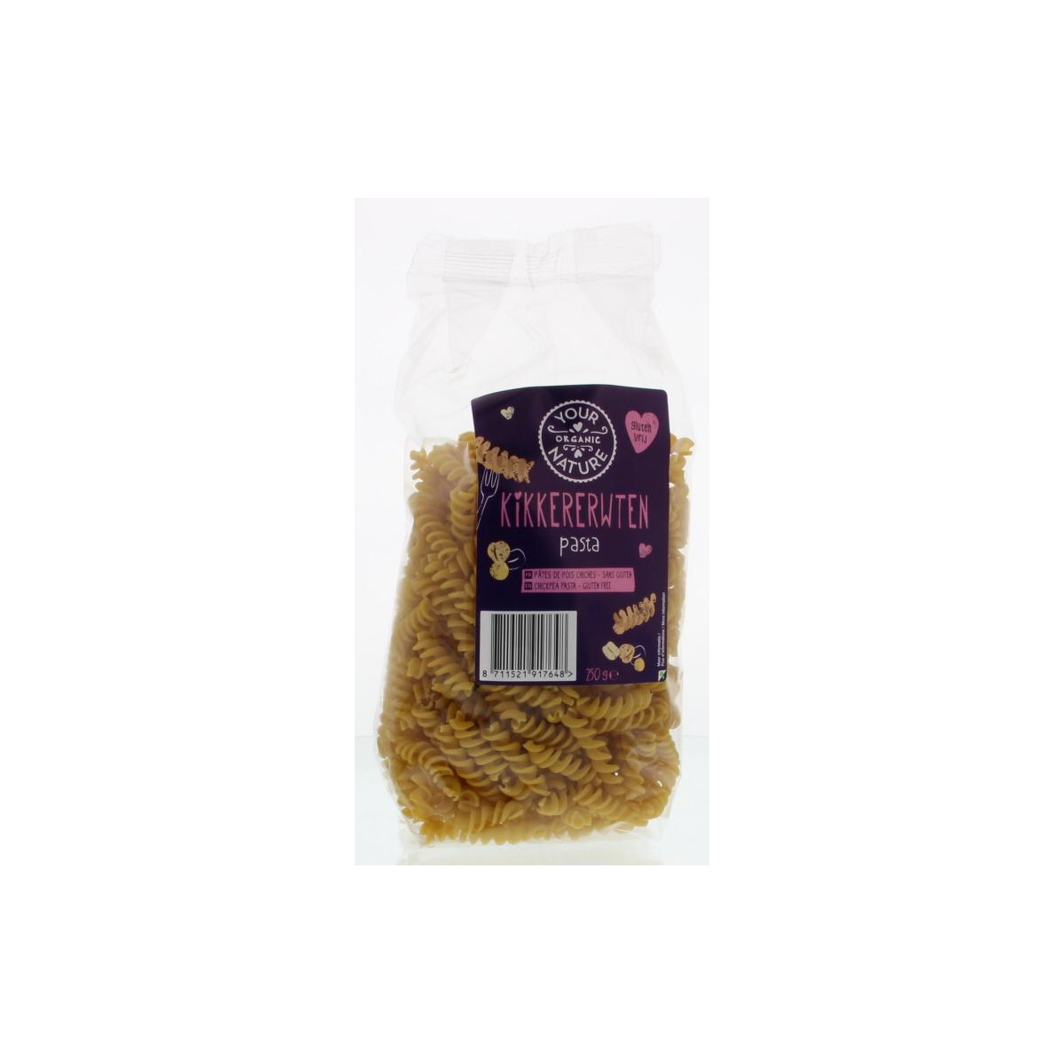 Your Organic Nature Kikkererwten fusilli glutenvrij bio 250 Gram