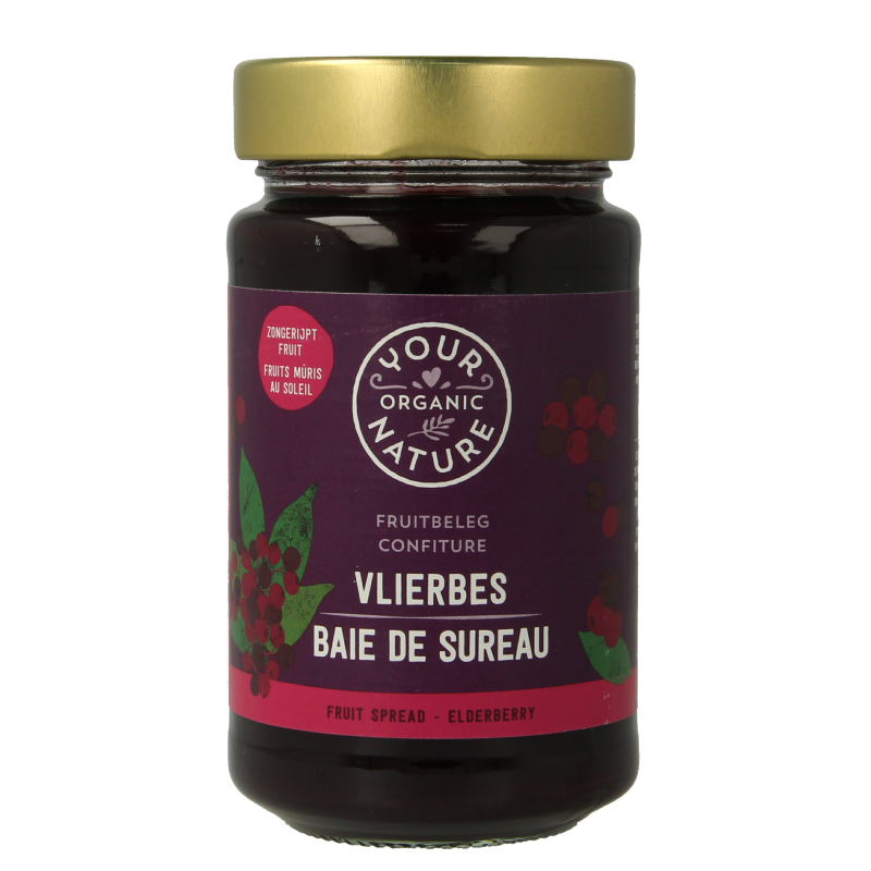 Your Organic Nature Fruit beleg vlierbes bio 250 Gram